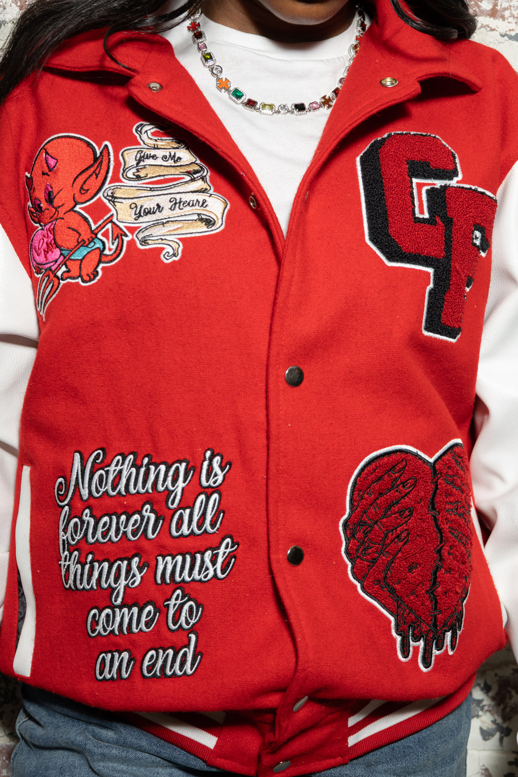 Crooked Cupid Red & White