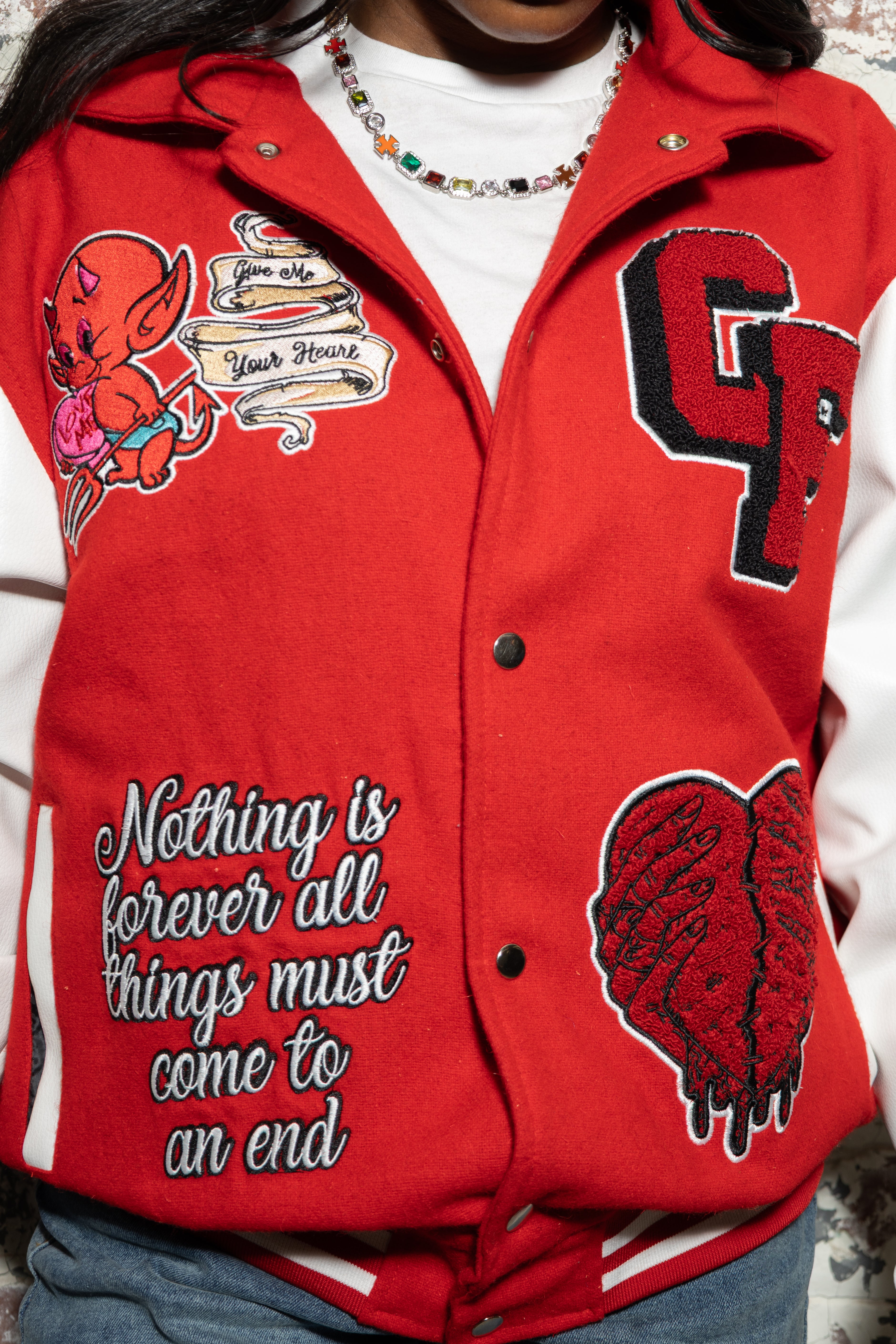 Crooked Cupid Red & White