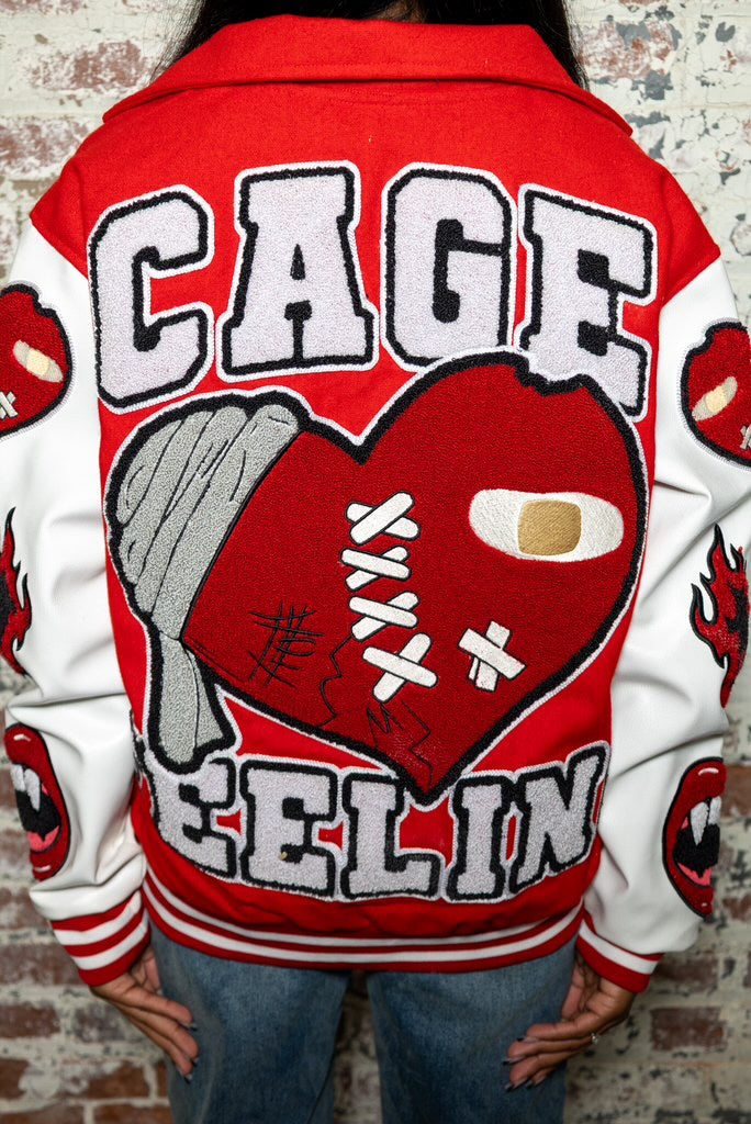 Crooked Cupid Red & White