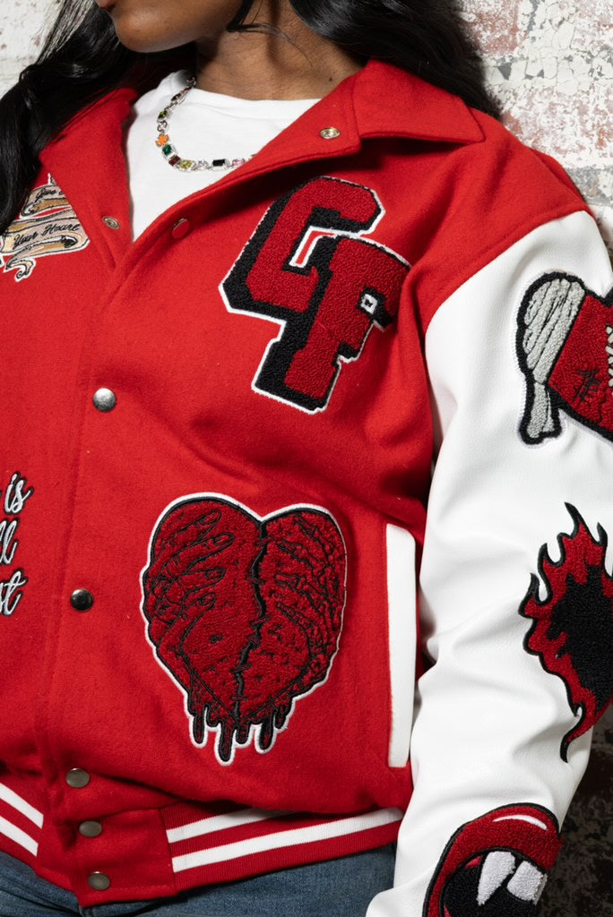 Crooked Cupid Red & White