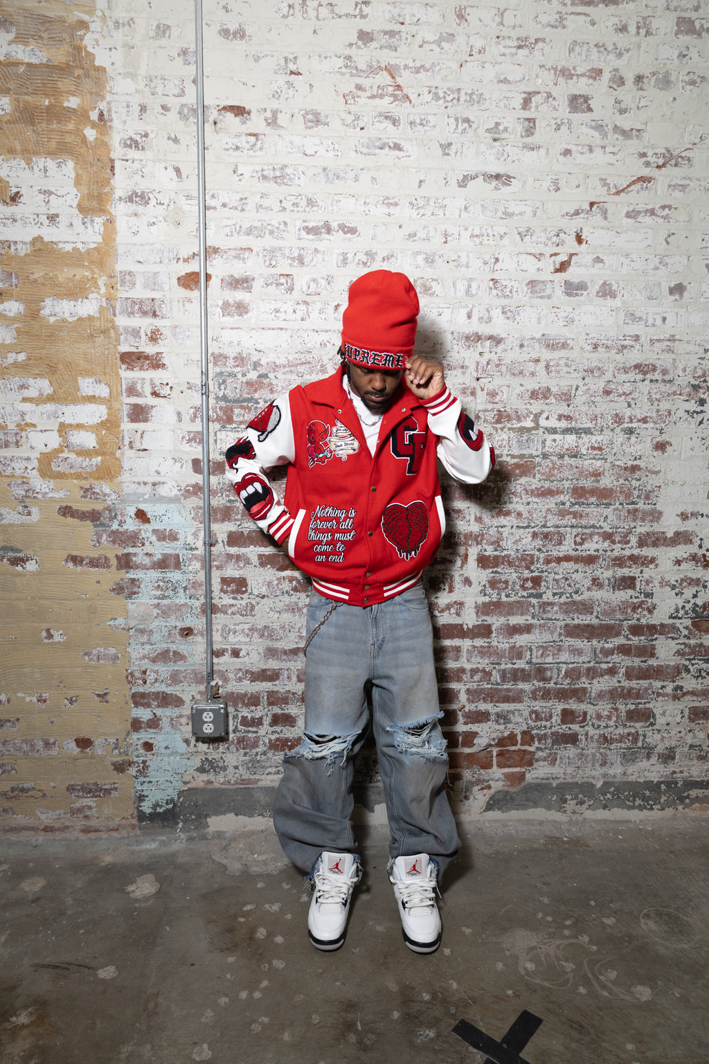 Crooked Cupid Red & White