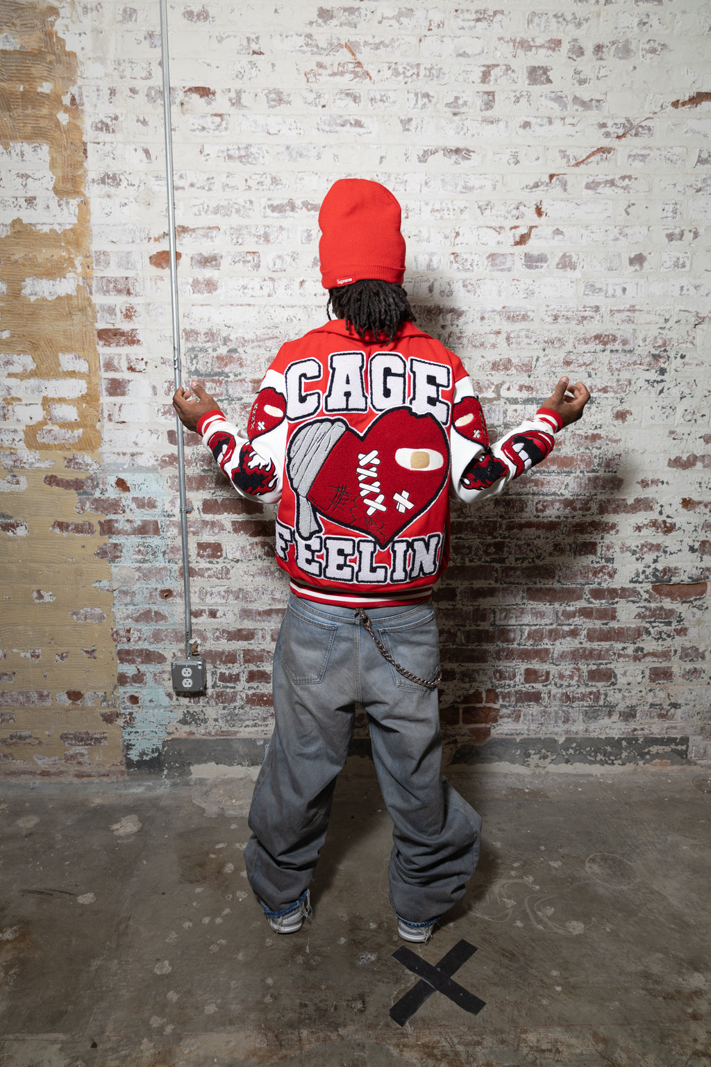 Crooked Cupid Red & White