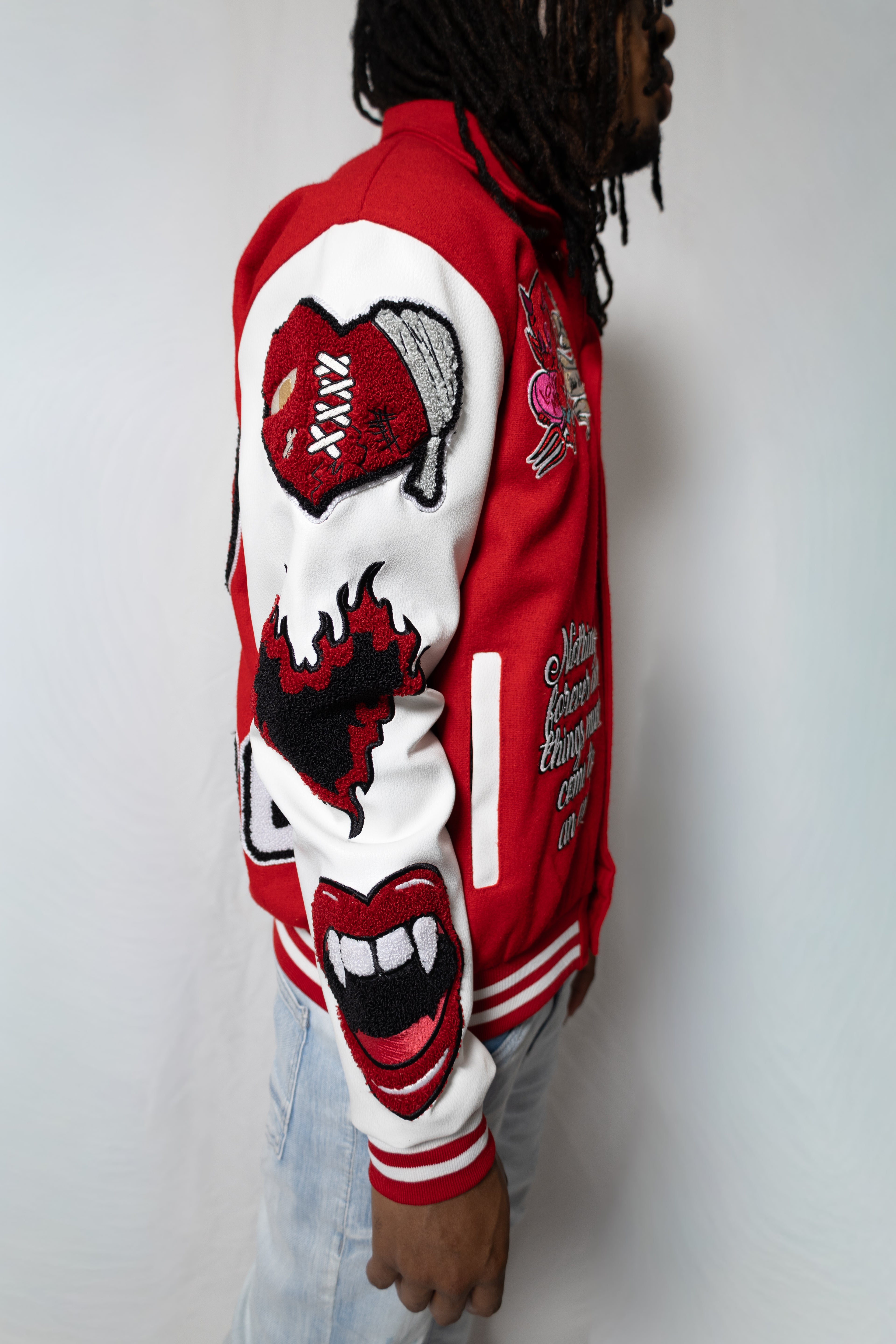 Crooked Cupid Red & White